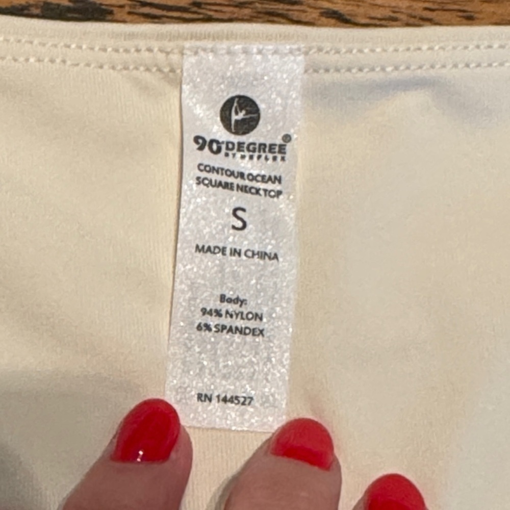 Elegant Cream Long Sleeve Top - Picture 11 of 11